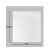 Chemi-Clean Transparent Plastic Bags, 22.8 gal (90 L), Pack of