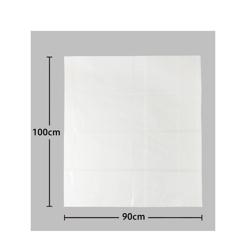 Chemi-Clean Transparent Plastic Bags, 22.8 gal (90 L), Pack of