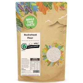 Whole Food Earth® - Buckwheat Flour 500 g | GMO Free | High Fibre | Source of Protein