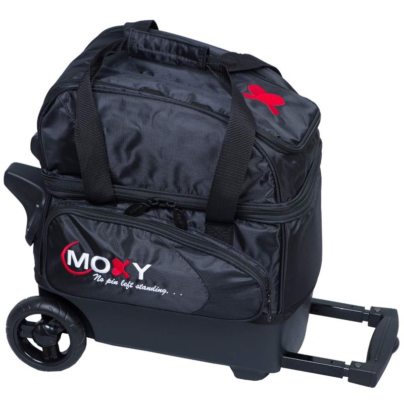 Moxy Candlepin Deluxe Roller Bowling Bag- Black