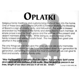 Oplatki Christmas Wafers - 4 Pack