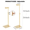 MCKECHSION Handbag Display Stands - 2 Pack Stainless Steel Purse