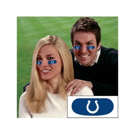 Party Animal Indianapolis Colts Team Eye Black Strips- 3 Pairs