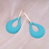 Cimenexe Bohemian Enamel Teardrop Dangle Earrings Metal Bar Stud Earrings