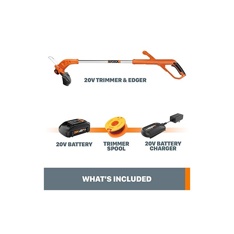 WORX Worx String Trimmer Cordless & Edger 20V 10" -