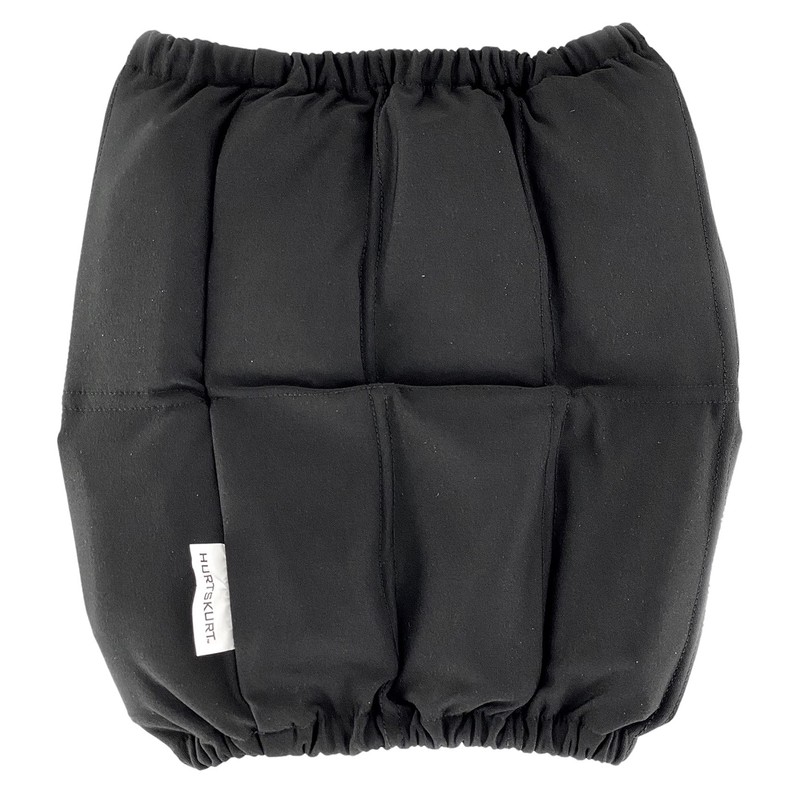 HurtSkurt Revolutionary Stretch-to-fit hot/Cold Pack- Black Extra Large