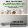 NutriChef 6-Piece Toaster Oven Bakeware Set, Compact Non-Stick Stackable Baking