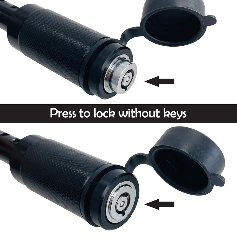 Sutekus 5/8" Trailer Hitch Lock Anti-Theft Steel Locking Hitch Pin