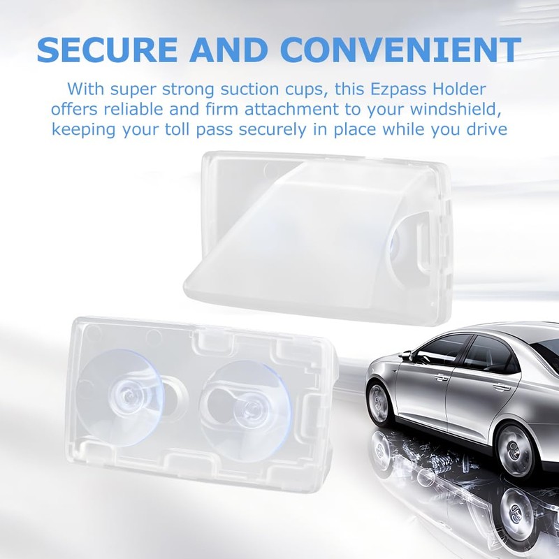 Ranjaner EZ Pass Holder for Windshield, Ezpass Mount Holder with