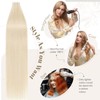 Elailite Blonde Tape in Hair Extensions Human Hair 10 PCS