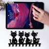 SUPERDANT Cat Metal Key Holder Cartoon Kitten Decorative 10 Hooks