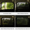 yhwl Pack of 2 Large 105-135 cm Car Window Sun