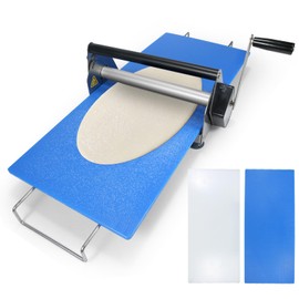 Dough Sheeter 12", Folding Dough Rolling Machine with 2 Rolling Boards, Compact Manual Dough Sheeter Machine