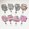Scripture Badge Reel ‚Äì Inspirational Bible Verse ID Holder with