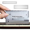 String Height Gauge Guitar String Height Ruler Set of 3