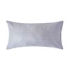 HOMESCAPES Damask Cushion Cover Silver Grey 50 x 90 cm