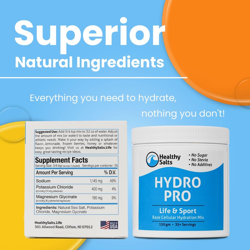 Electrolytes Powder, Hydration Powder for Water, Sugar Free Hydration Formula