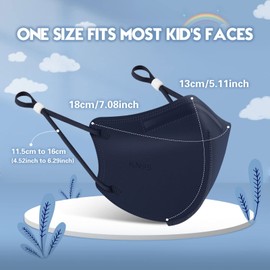 WWDOLL Kids KN95 Face Mask 50 Pack, 5-Layers Breathable KN95 Masks for Children, Purple