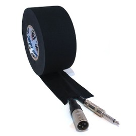 Gaffer Tape 3 inch x 60 Yard Black by GAFFER'S CHOICE - Adhesive is Safer Than Duct Tape - Waterproof & Non-Reflective