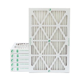 Glasfloss 16x25x2 MERV 10 (FPR 5-6) 2" Inch Pleated Air Filters Box of 6. Actual Size: 15-1/2 x 24-1/2 x 1-3/4