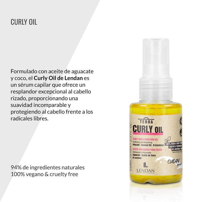 LENDAN - Lockiges Haaröl - Terra Curly Oil - 75