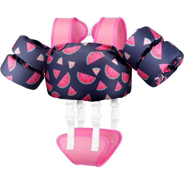 Vvinca Toddler Swim Vest for Kids 13-30lbs Boys Girls Puddle