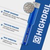 Dry Diamond Tile Drill Bit with Hex Shank,HIGHDRIL Diameter 2pcs