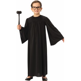 Rubie's Child's Costume Judge Robe, Black, Large
