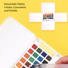Water Color Paint 24 Bright Colors Quick Drying High Transparency