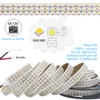SuperLightingLED High CRl 95 LED Strip Lights 6000K Daylight White,