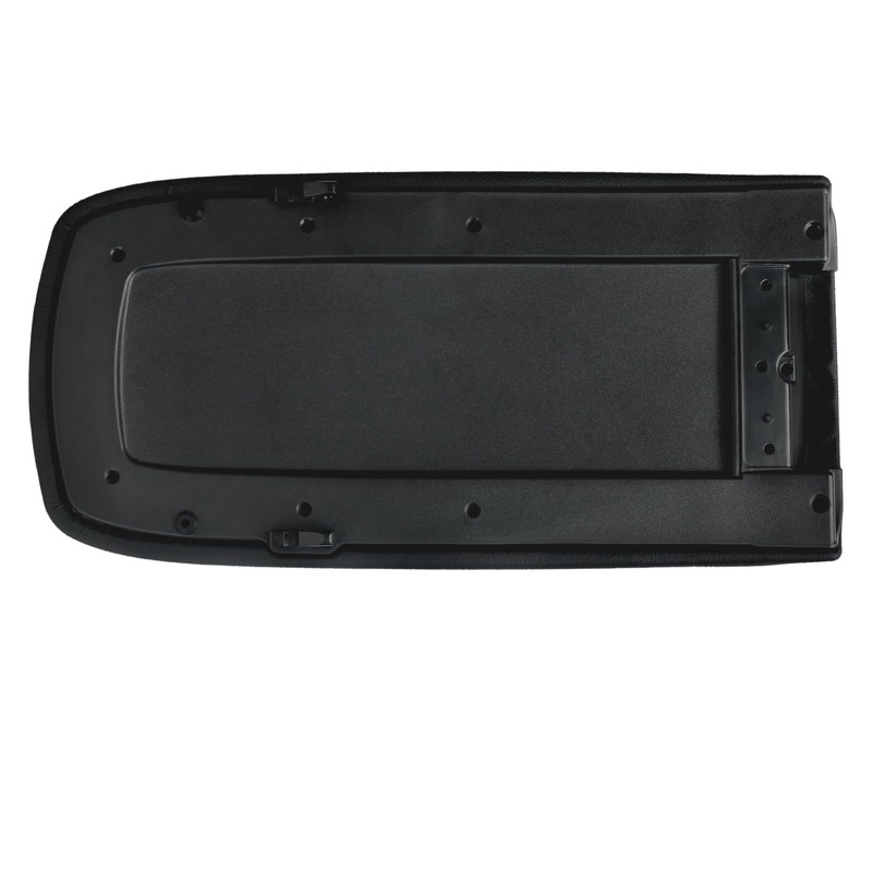 Upgrade Black Center Console Armrest Leather Lid Cover, Compatible with
