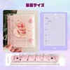 Transparent M5 Mini Size Seal Binder Clear Binder 3 Layer
