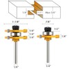 45 Degree Lock Miter Router Bit 1/4 Inch Shank Lock