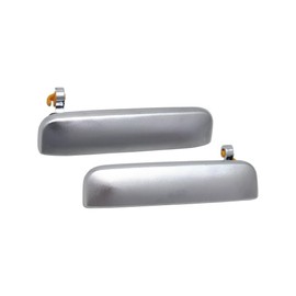 KarParts360 for Nissan Frontier 1998-2004 Exterior Door Handles Front, Driver and Passenger Side | Pair | Chrome | Excluded Key Hole | Replacement for 806072S400M, 806062S400M