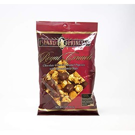 Royal Crunch Chocolate Covered Caramel Popcorn with Macadamia Nuts - 5OZ (141g) (1 pack)