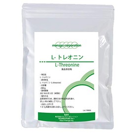 L-トレオニン 粉末 200g 国内製造 必須アミノ酸 パウダー 計量スプーン付き