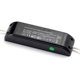 LED Transformer LED Transformer 1-40 W 230 V to 24 V LED Driver Power Supply 1670 mA, Dimmable Triac Phase Control and Section, Protective Insulated, Safe Galvanic Isolation, Similar to Picture