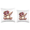 Sloth Heart Shape Sunglasses Dabbing Dance Lover Throw Pillow