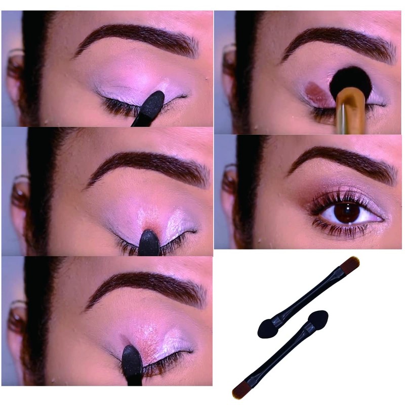 Vôsaidi Eyeshadow Brushes Makeup Brushes 10pcs Eyeshadow Sponge Dual Sides