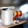 Lumenil - 64 oz, Smooth Silver Stainless Steel Water Pitcher