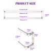 Alise Double Towel Bars for Bathroom,32'' Towel Holder Towel Racks
