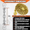 YATOINTO G80 1/4 Inch x 12 Foot Chain Tow Chain