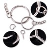 Swpeet 300Pcs Key Chain Rings Kit, 100Pcs Keychain Rings with