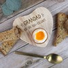 eBuyGB Heart Shaped Cup You are Egg-cellent Breakfast Board, Rubberwood