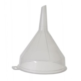 SOTL® 14cm Clear Plastic Funnel For Bottle Filling Essential Oils Arts & Crafts Supplies Science Laboratory Chemicals Vehicle Maintenance Catering Restaurant Liquid Transfer Fluid
