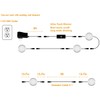 Lvyinyin Under Cabinet Lighting Dimmable LED Puck Lights, Above or