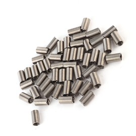 M10 x 1.25 Pack of 50 Threaded Inserts Male Female Reducing Nut Repair Tool Stainless Steel Fastener M10 x 1.25 Thread Inserts (3D)