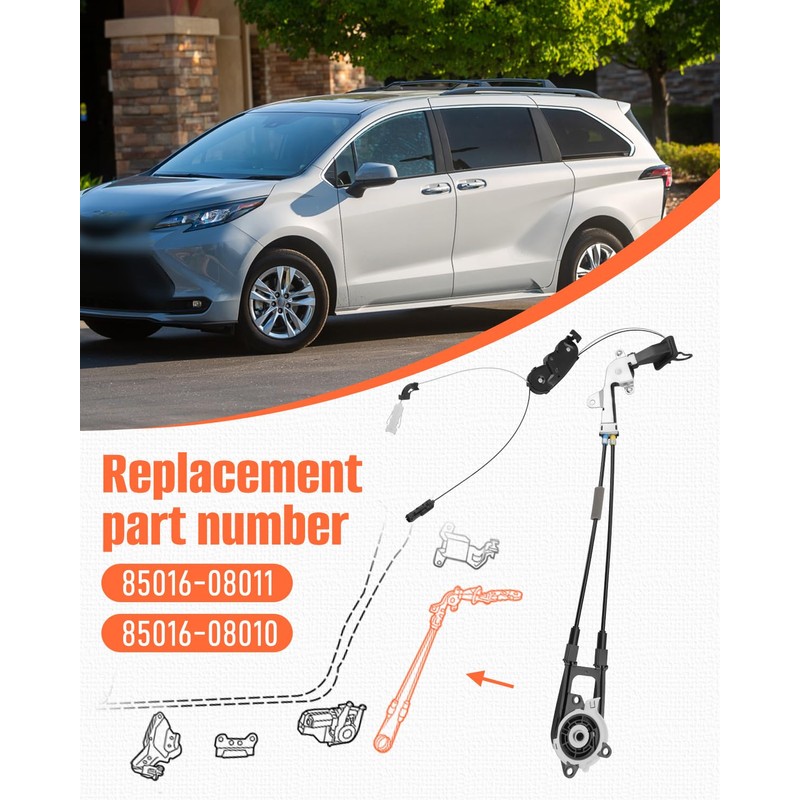 Door Motor Bracket Cable Sub-Assy Fit for Toyota Sienna 2011-2020