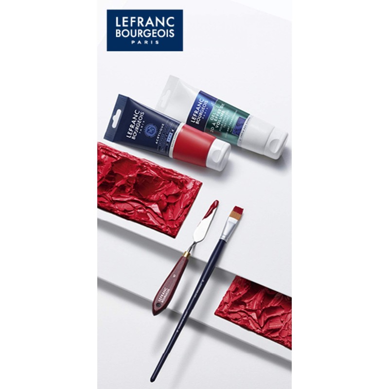 LB Set of 3 Flat Brushes (No. 8/16/24) Short Handle