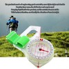 Orienteering Compass Luminous Versatile Sensitive Portable Backpacking Compass for Camping
